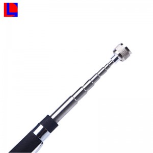 Tub din aluminiu telescopic anodizat din fabrică OEM cu mâner