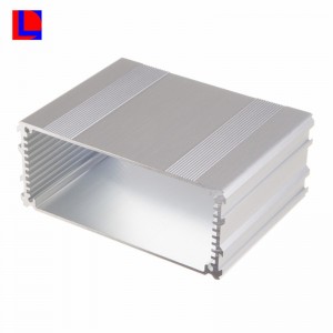 Carcasă / cutie electronică din aluminiu extrudată de suprafață bună cu șuruburi